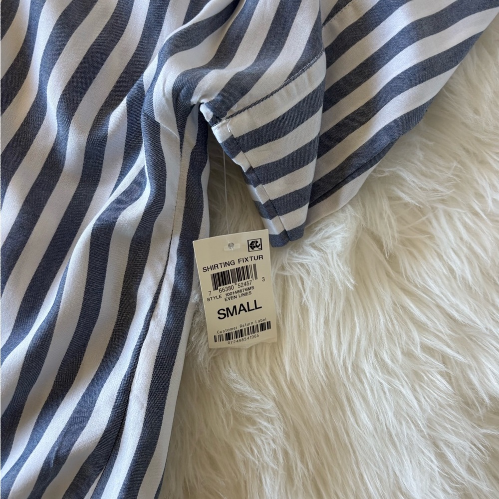 Style & Co. Denim and Striped Button Down Shirts Bundle of TWO Size SMALL - Picture 5 of 6